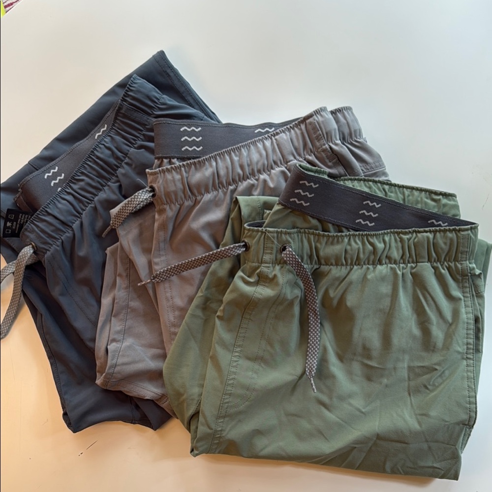 Lot of 3 Free Fly Men's Pants -US Large